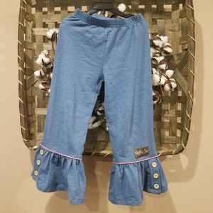 Matilda Jane Ruffle pants. Size 8